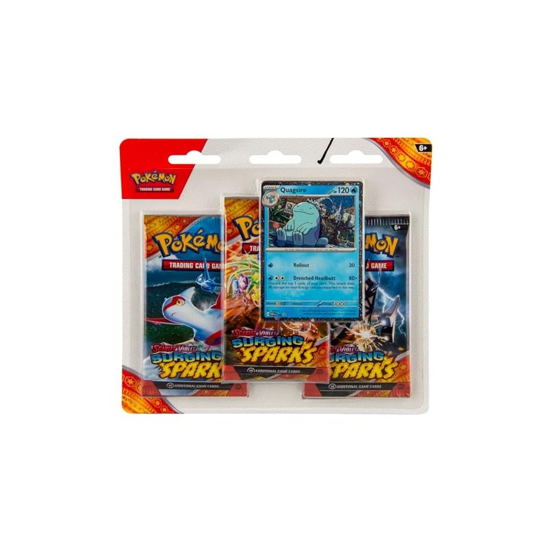 Pokemon TCG: Scarlet & Violet - Surging Sparks 3-Pack Blister