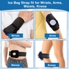 4 Pcs Ice Pack Strap, Adjustable Support Wrap, Ice Pack