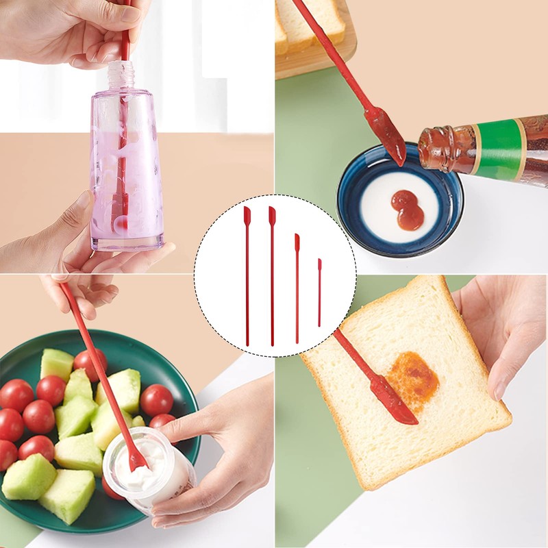 Kitchen GIMS Mini Silicone Spatula Set 6 PCS Food Grade