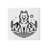 'Wild Wolf' 108mm Square Ceramic Tile (TD00027920)