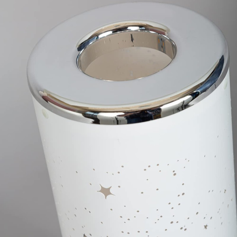 LITECRAFT Glow Starburst Table Lamp Cylinder Colour Changing LED Base