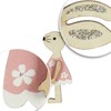 com-four® 6 x Decorative Hangers Rabbit - Wooden Easter Decoration