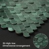 Green Peel and Stick Backsplash Fish Scale Tile, Self Adhesive