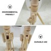 6pcs 12cm Christmas Nutcracker Ornament Set Wooden Nutcracker Character Soldier