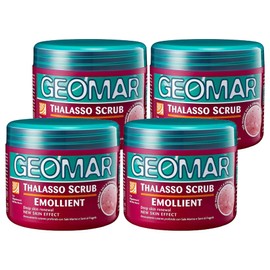 Geomar Emollient Body Scrub, 600g, 4 pieces / 지오마 이몰리언트 바디스크럽, 600g, 4개