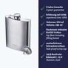 Westmark Delano Hip Flask - Small Flask with Funnel -