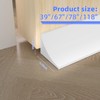 39 Inch Shower Threshold Water Dam Barrier,Silicone Shower Door Bottom