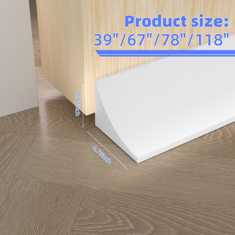 39 Inch Shower Threshold Water Dam Barrier,Silicone Shower Door Bottom