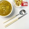 am Italy am solid square stainless steel cutlery set all