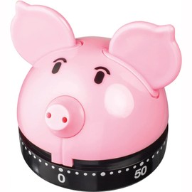 Judge Piggy Kitchen Timer TC305 60 Minute Wind Up Cooking Timer - 1 Year Guarantee