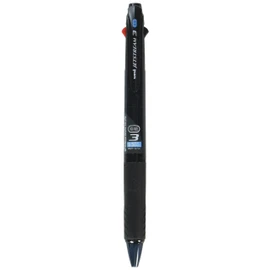 Mitsubishi Pencil Tri-Color Ballpoint Pen, Jetstream 0.5, Transparent Black, Easy to Write, SXE340005T.24