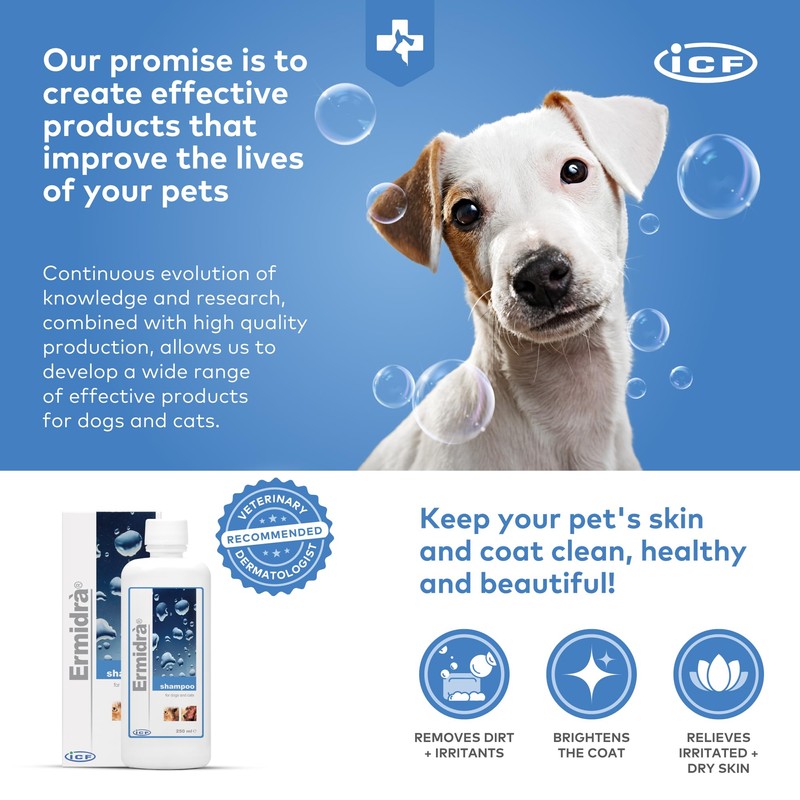 ICF | Ermidra Dog Shampoo For Itchy Skin Relief |