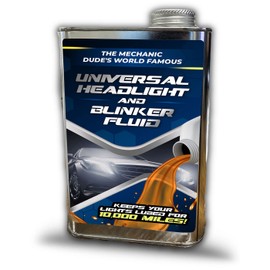 Universal Headlight and Blinker Fluid - Keeps Your Lights Lubed for 10,000 Miles - Gag Gift for Men - Prank Gift for Wife - Funny Gifts for Women - Empty Tin to Cause Confusion - Prank Gift Box