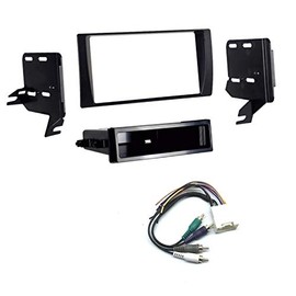 Compatible with 2002 2003 2004 2005 2006 Toyota Camry w/Premium Amp/JBL Car Stereo Install Dash Kit + Wire Harness for Installing an Aftermarket Radio -No OEM Factory Nav Vehicles