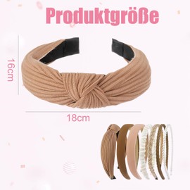 7 Stück Haarreifen Set Damen, Hair Accessories Women, Haarreifen Selber Machen Mädchen für Mädchen