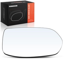 A-Premium Right Passenger Side Heated Mirror Glass with Backing Plate - Compatible with Honda CR-V CRV 2012-2022, HR-V HRV 2016-2022 - Exterior Side View Convex Mirror