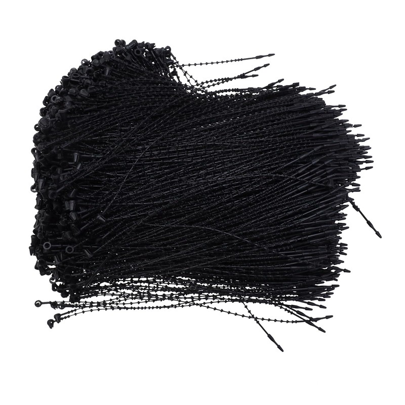 Wealrit 2000 Pcs 5.5" Plastic Zip Ties Adjustable Beaded Loop