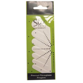 Pre-cut Fibreglass Finger Strips - 10 x Sets of 7 Finger Sizes
