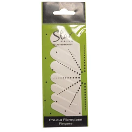 Pre-cut Fibreglass Finger Strips - 10 x Sets of 7 Finger Sizes