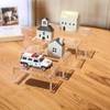 MerryNine 8pcs Clear Acrylic U Shaped Display Stands, Handicraft Storage
