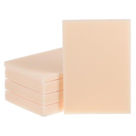 sourcing map 8pcs Sanding Sponge 4" x 2-3/4" Sanding Sponges Pad 3000 Grit Hand Sanding Sponges Sheet Wet Dry Sandpaper for Model Drywall Metal Wood Furniture Polishing, Beige