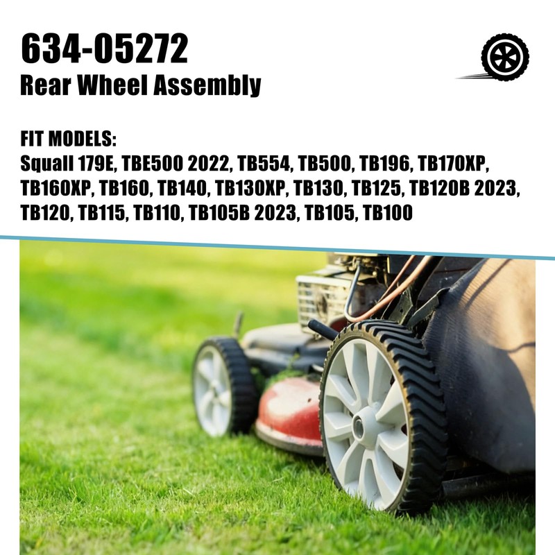 Sutmorly 7 inch Front Wheel Assembly for Most Walk-Behind Mowers,
