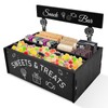 Kuabiz Snack Organizer for Countertop Wooden Snack Bar Container 4