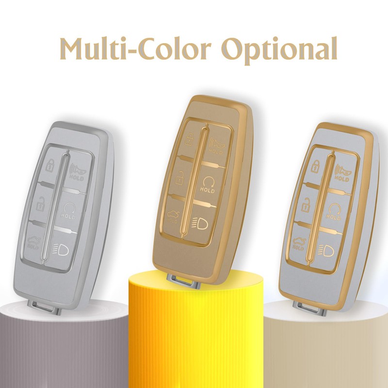 WORCAS Smart 6 Button Key Fob Cover Case Compatible with