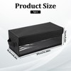 Lyksgir 4 Pack CD Storage Box with Visible Window, Stackable