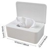 MNSYJK Wipes Dispenser,Non-Slip Wipes Case,Flushable Wipe Container with Sealing Design