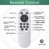 Ruibutrade Low Profile Ceiling Fan with Remote &APP Control, Quiet