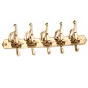 NKlaus Key Hook Sailing Messenger 5-Way Brass Gold 25 x