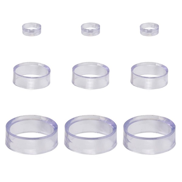 通用 9 Pcs Acrylic Transparent Display Stands Mini Stand Football