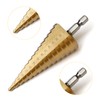 ANYTOP Step Drill, Hexagonal Axis, Drill Bit, Set of 3,