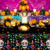 DPKOW Sugar Skull Tablecloth Day of The Dead Decorations Dia