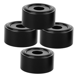 TEHAUX 4pcs Speaker Feet Pads Aluminum Alloy Vibration Pads for Amplifier Cabinets Durable Shockproof Bumpers Protects Floors from Damage for HiFi Audio Systems