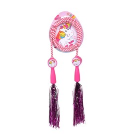 Simba 107302268 Skipping Rope Unicorn with PomPom, Rope 220 cm, from 5 Years