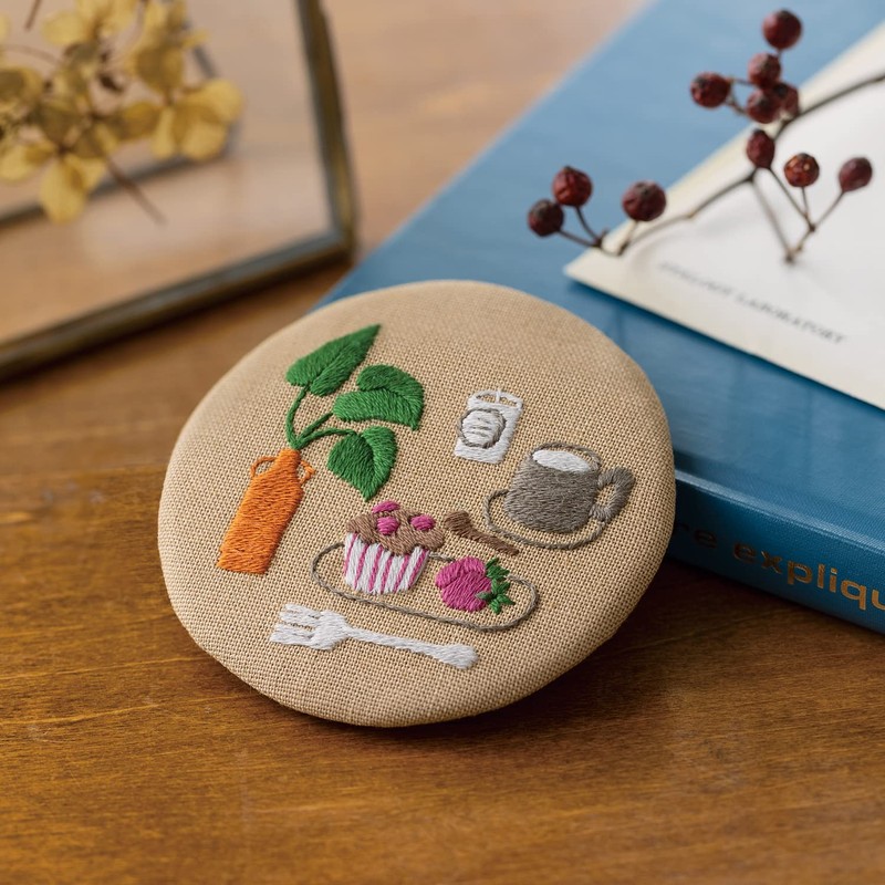 LECIEN No. 112103 COSMO Annas Embroidery Pattern and Embroidery Thread