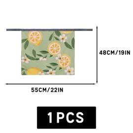 FAIRYGATE Half Apron Pockets Frilly Waitress Apron for Women Suitable for Kitchen Cooking Restaurant Coffee Shop A5538