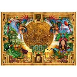 Educa - 2000 Piece Puzzle for Adults | Mayan Aztec Montage. 14 Years Old (19565)