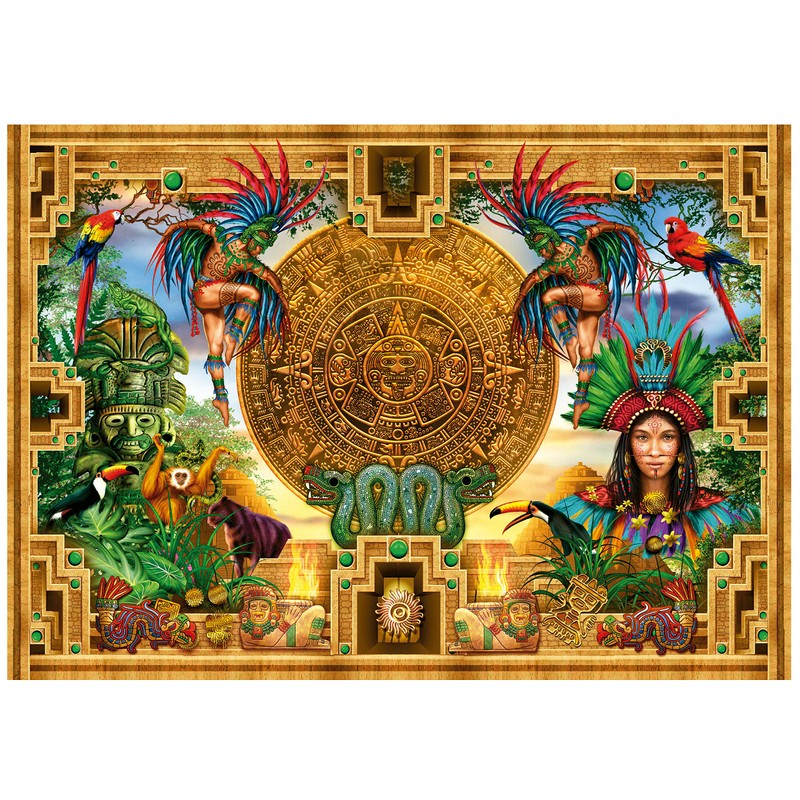 Educa - 2000 Piece Puzzle for Adults | Mayan Aztec