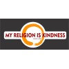 buddha sticker MY RELIGION IS KINDNESS DECAL WINDOW BUMPER