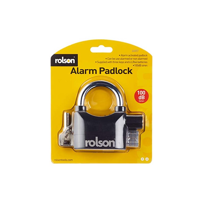 Rolson 66857 Alarm Padlock
