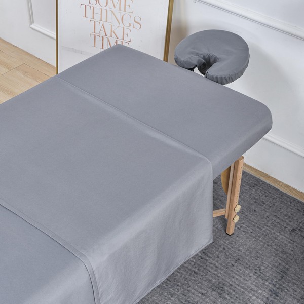 Tenger Home Set of 3 Fitted Sheet Headrest Cover Microfibre
