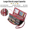 GAEKEAO Leather Credit Card Holder Wallet for Women RFID Blocking