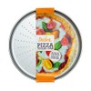 Decora 0075033 28 cm Crispy Pizza Pan, Steel, Grey