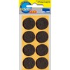 Parodi & Parodi 411 Kit 8 Round Felt Pads Brown
