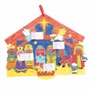 Baker Ross FC274 Colour in Nativity Advent Calendar-Pack of 5,