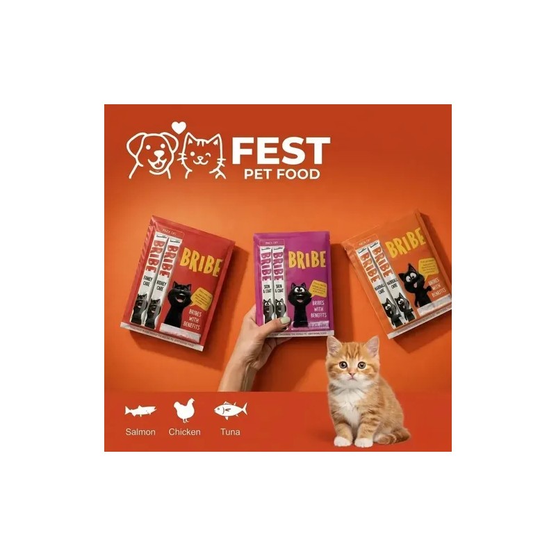 100 Pz Premio Para Gato Cuidado Renal Probiótico Kidney Car