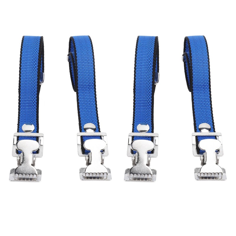 4Pcs Drywall Stilts Straps Flexible Nylon Aluminum Alloy Buckle Adjustable